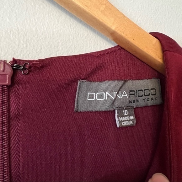 Donna Ricco | Ruffle Hem Sheath Dress - Picture 6 of 9